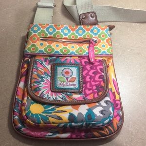 Lily Bloom Fun Floral Crossbody Purse